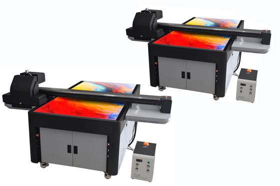 2 baskı başlı geniş formatlı UV yazıcı UV LED mürekkepli profesyonel işaret baskı makinesi