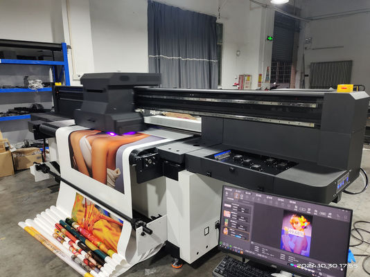 1.8m CMYK / Yüksek çözünürlüklü beyaz ruloya rulo yazıcısı