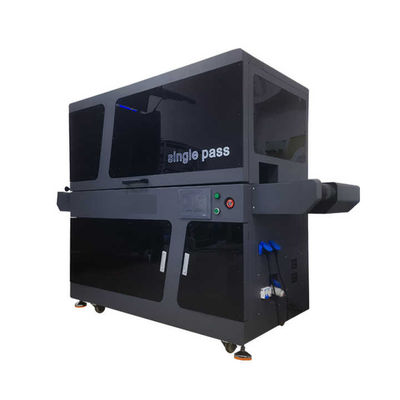 Tek geçişli UV Baskı Teknolojisi Yazıcı Cam Transfer Yapıştırıcıları Cam Kupalar üzerinde Baskı Orta Yükseklik Aralığı 0-10cm