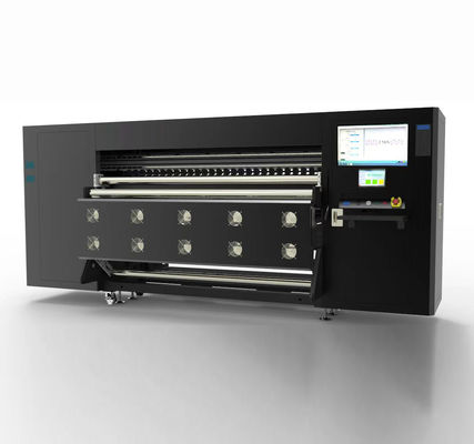 270m2 / Saat Maksimum Baskı Hızlı Dijital Tekstil Yazıcısı PLC Mürekkep Besleme Sistemi İle Donatılmış