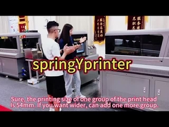 Canvas Printer 60 ppm çıkışlı UV düz yataklı yazıcı makinesi